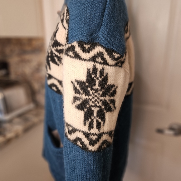 Lost Horizons Scandinavian wool zip up jacket size large extra large - Picture 6 of 16